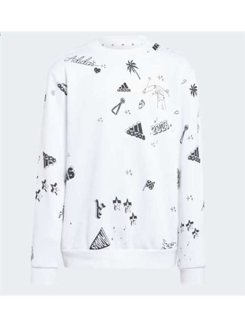 jg bluv q3 sweat ADIDAS | IA1575WHT BLUV